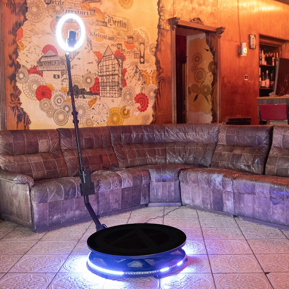 360° Video Booth at Wedding and Private Party